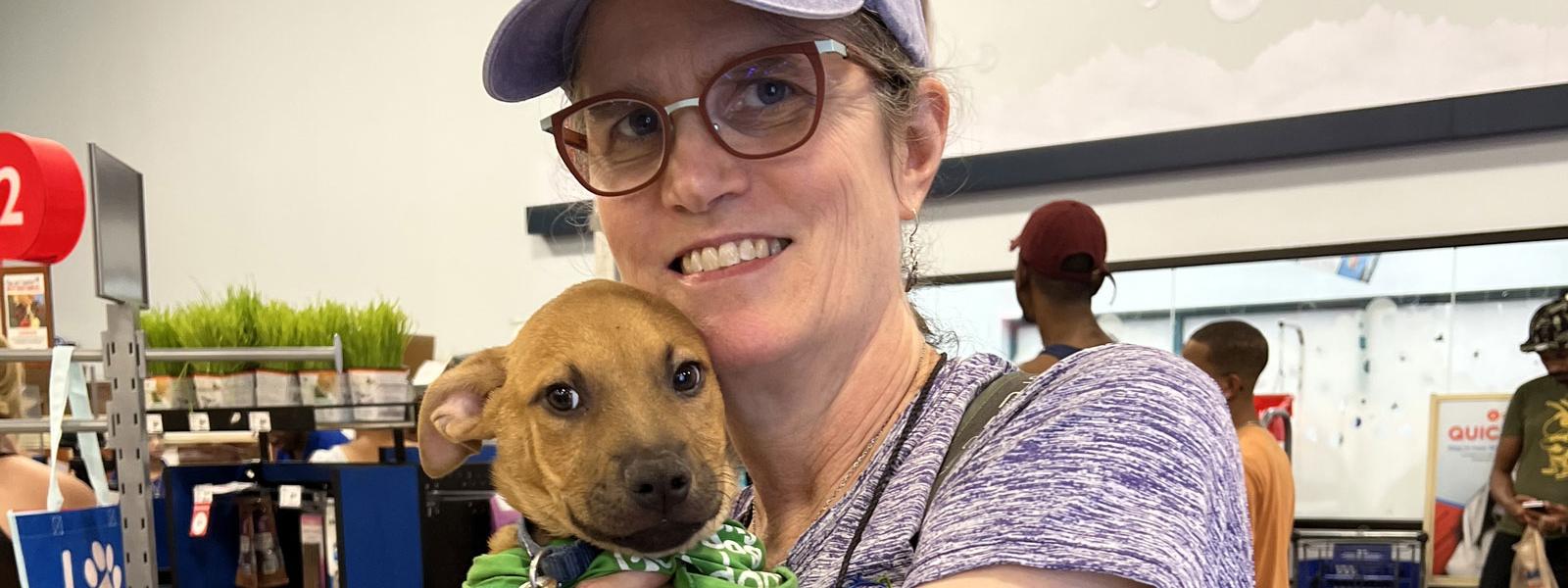 Connie Kiggins, Lucky Dog Volunteer Foster, Adoption Coordinator, and Volunteer Liaison