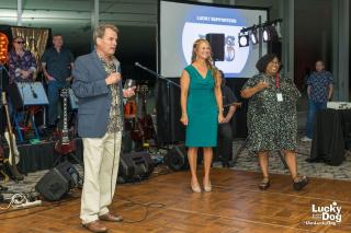 Mirah Horowitz honors Volunteer of the Year, Chip Reid