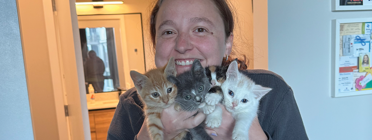 Anna Waldman -- Dog and Kitten Foster, Dog Adoption Coordinator, Customer Service Volunteer, and Foster Advisor 